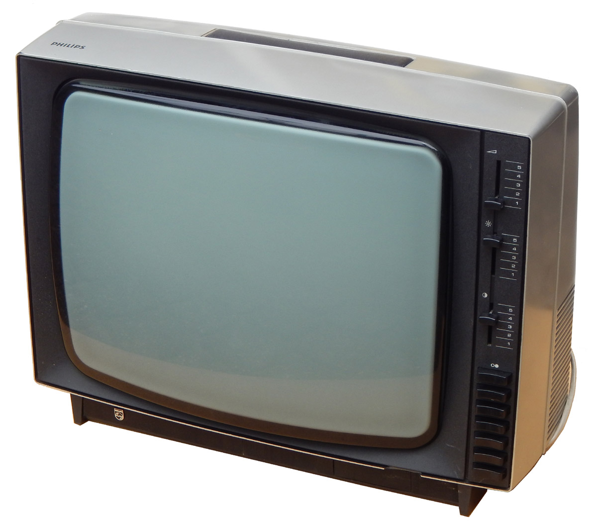 Philips 17B321 12 Chassis E1 1973 Vintage Black And White Television philips-17b321-12-chassis-e1-1973-vintage-black-and-white-television